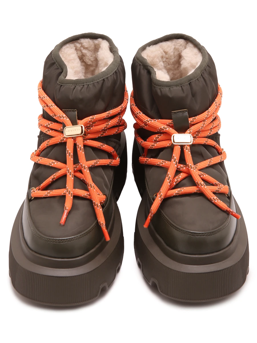 Ботинки комбинированные на меху