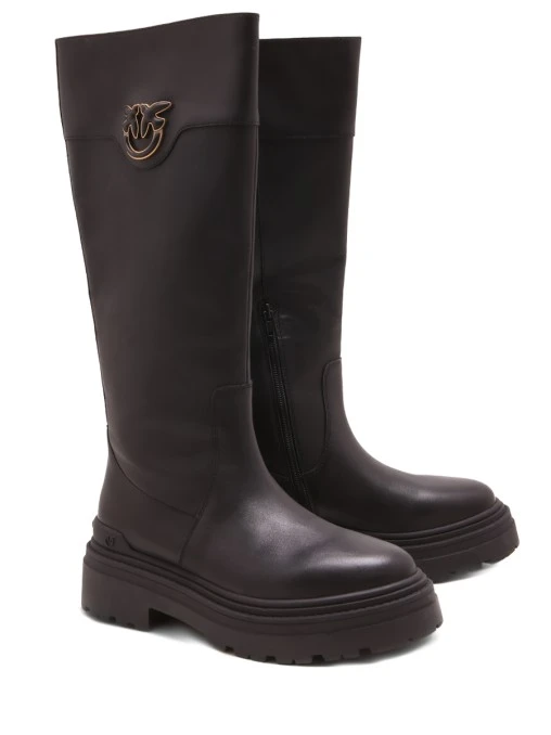 Сапоги кожаные PINKO