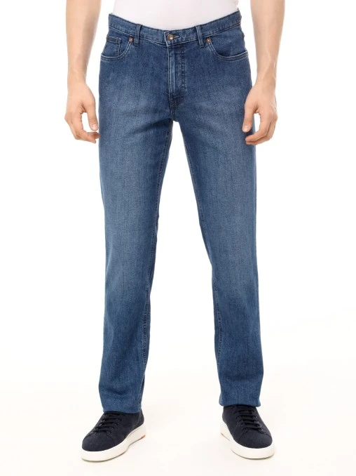 Джинсы Regular Fit хлопковые HILTL
