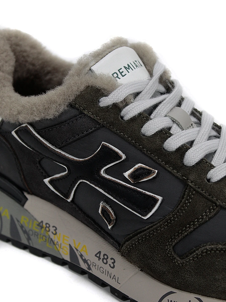 Кроссовки комбинированные на меху Mick