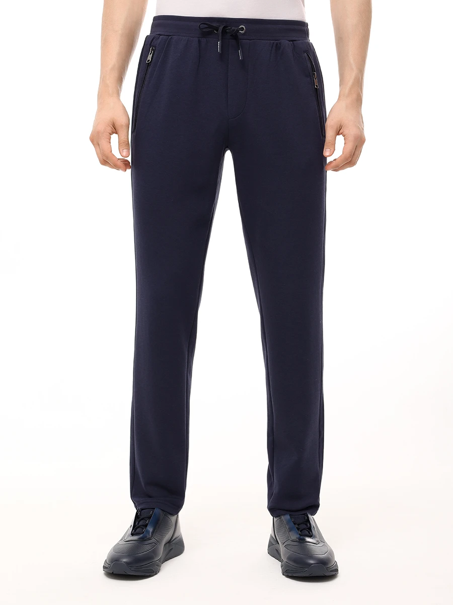 Брюки однотонные