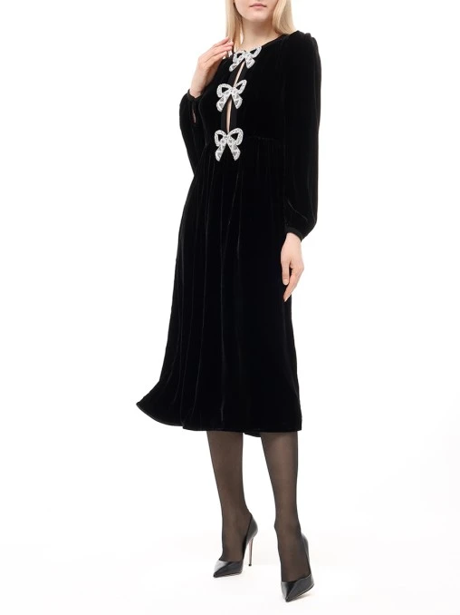 Платье бархатное SALONI