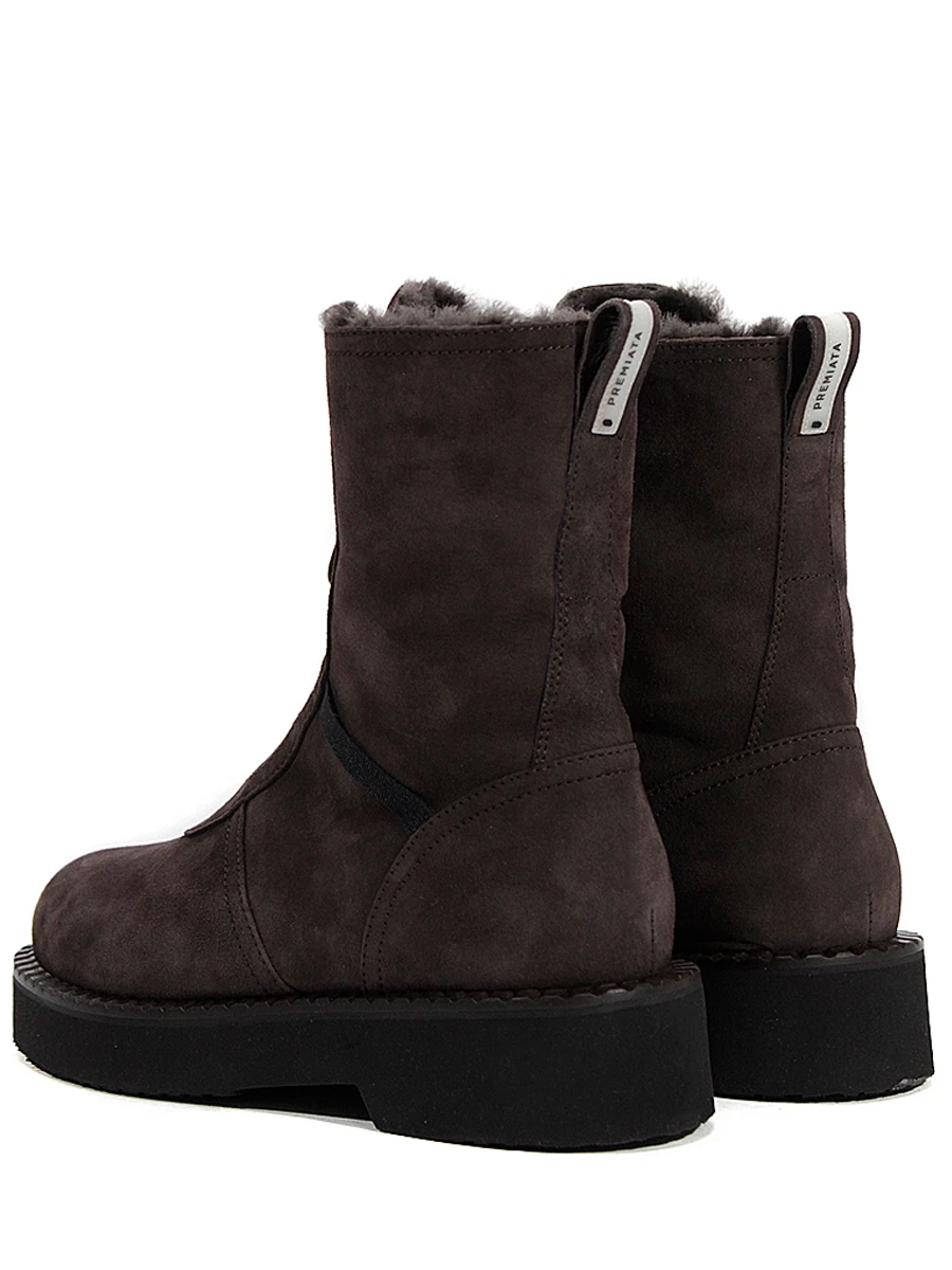 Ботинки замшевые на меху