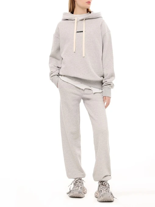 Худи хлопковое JIL SANDER