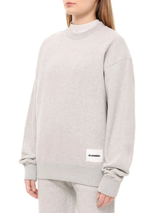 Толстовка хлопковая JIL SANDER