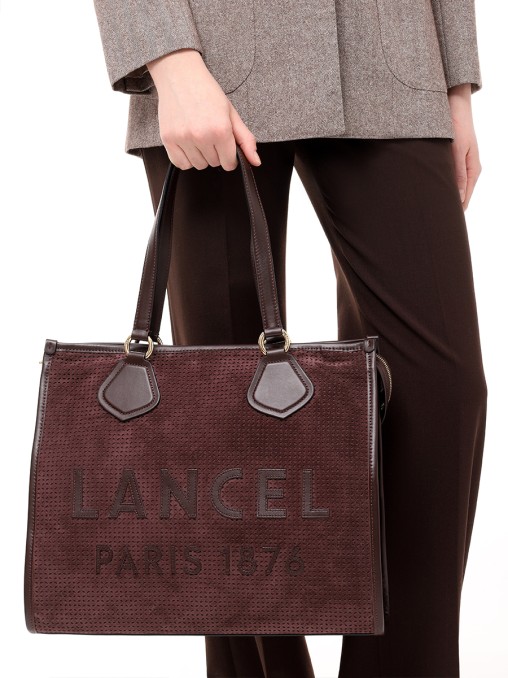 Сумка замшевая LANCEL