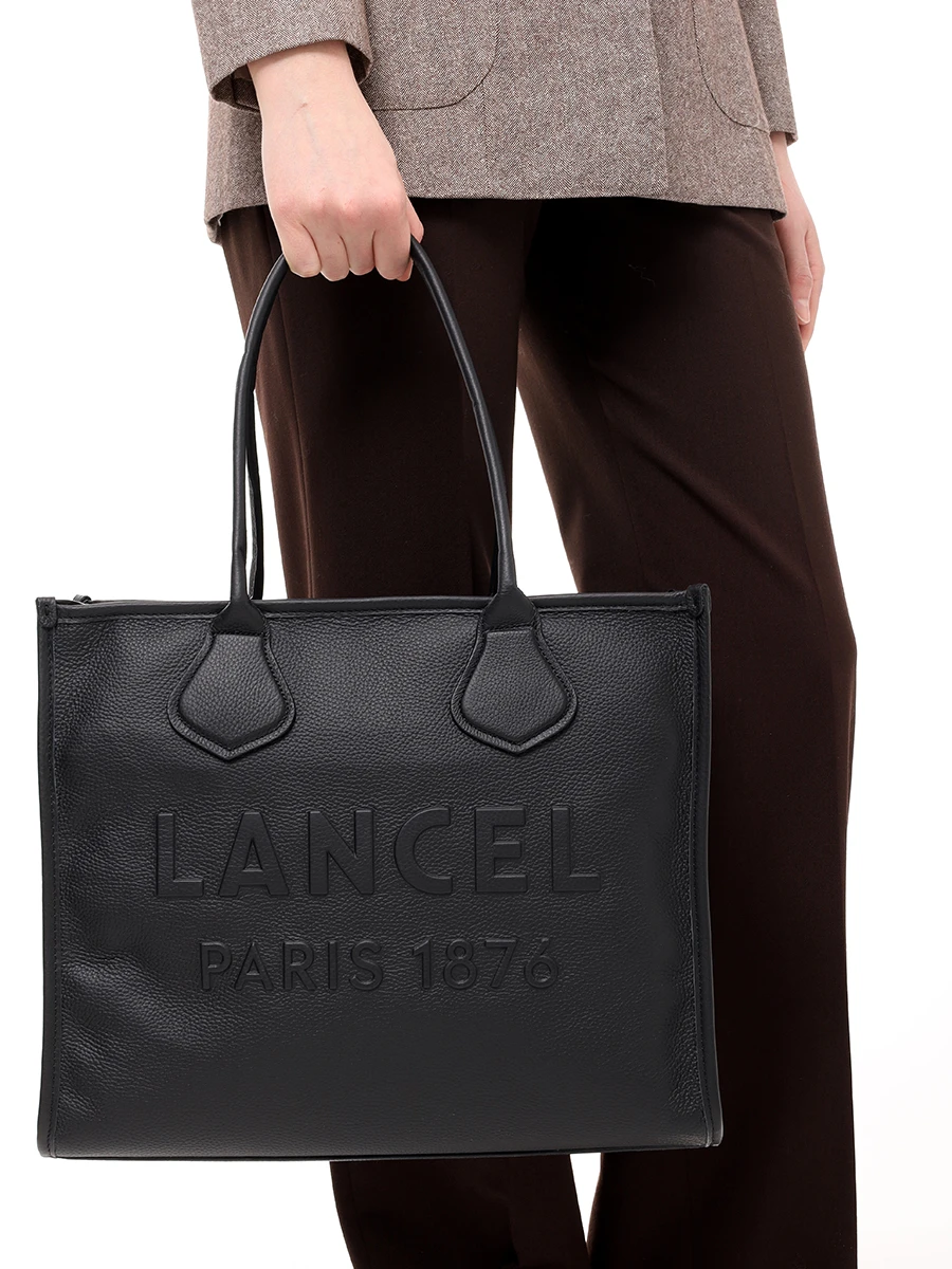 Сумка кожаная Lancel Tot