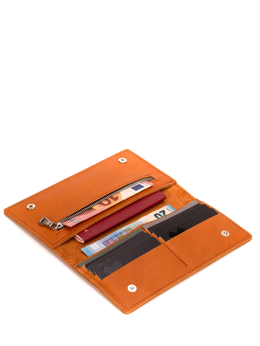 Бумажник кожаный