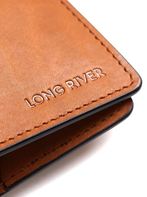 Обложка для паспорта кожаная LONG RIVER