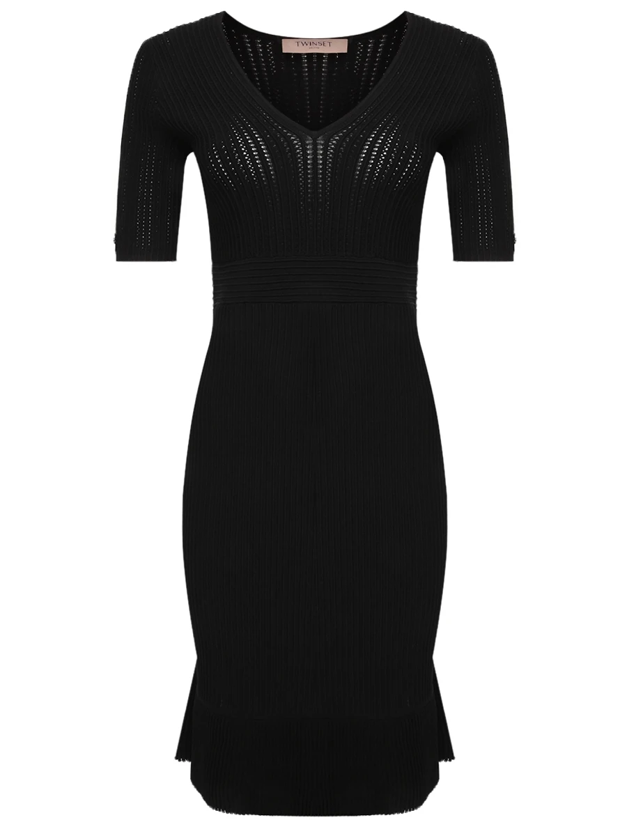 Платье однотонное