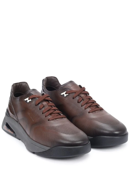Кроссовки кожаные на меху SANTONI