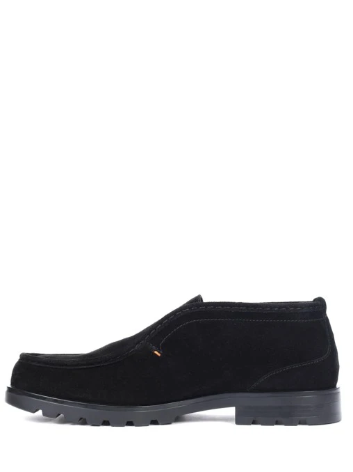 Лоферы замшевые на меху SANTONI