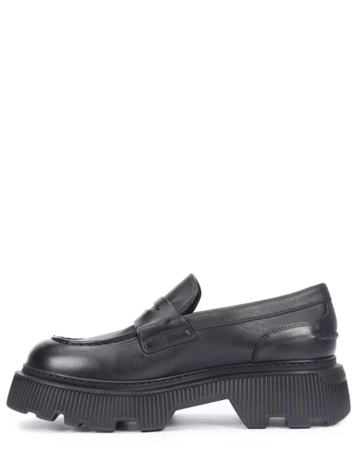 Лоферы кожаные SANTONI