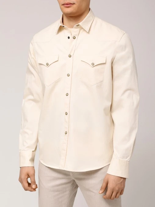Рубашка Regular Fit хлопковая CANALI