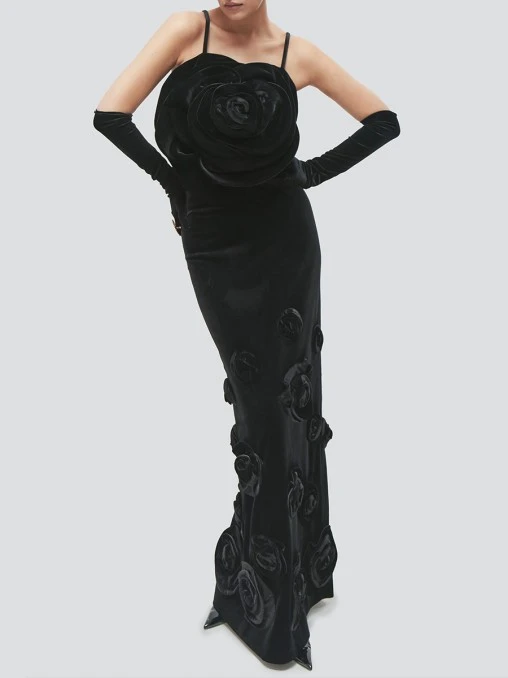 Юбка бархатная Роза BARBINO MAISON