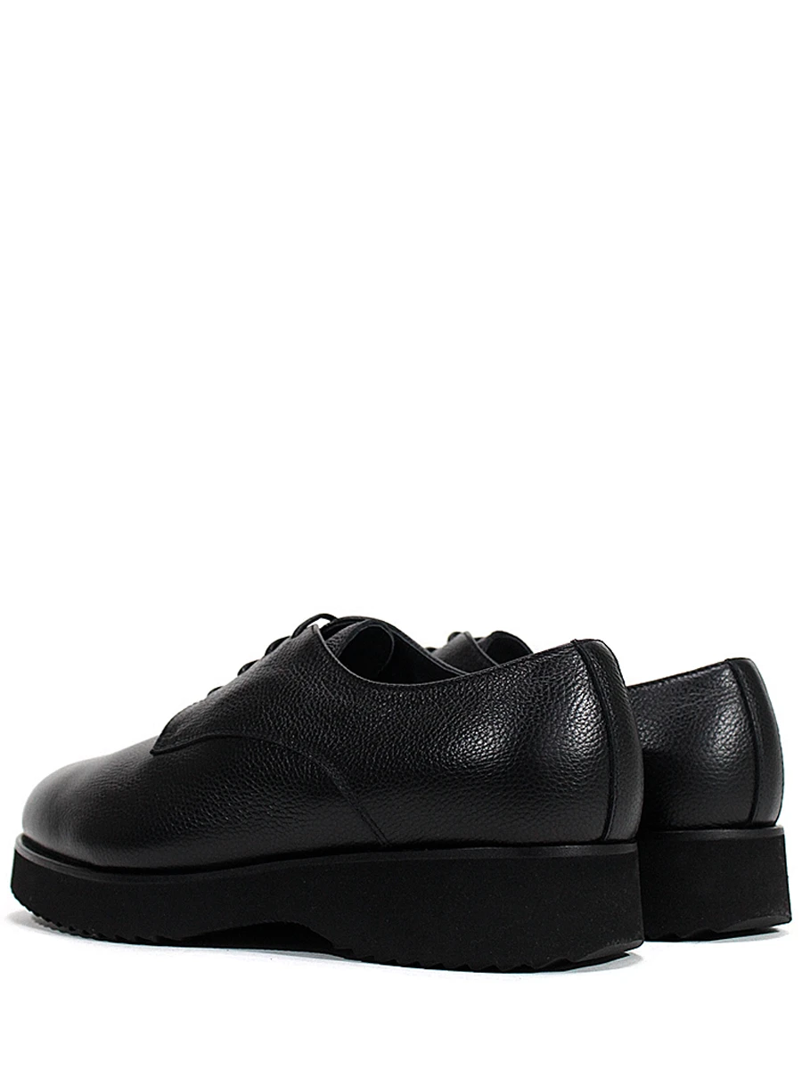 Дерби кожаные на меху