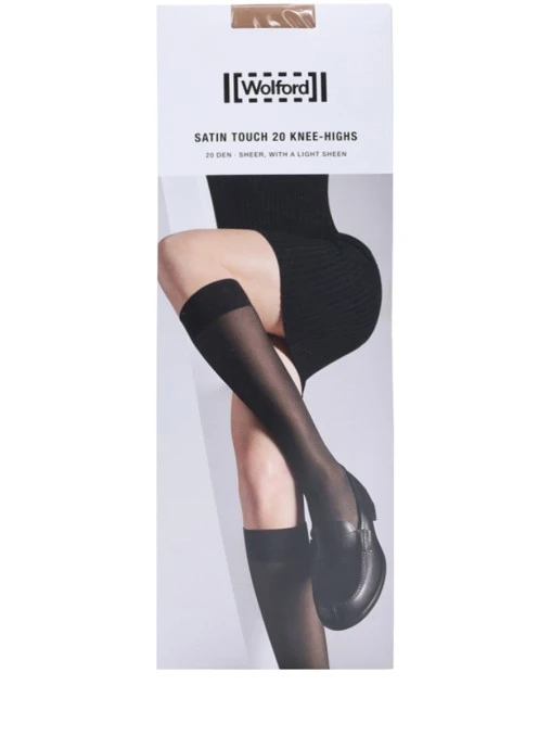 Гольфы Satin Touch 20 Knee-Highs WOLFORD