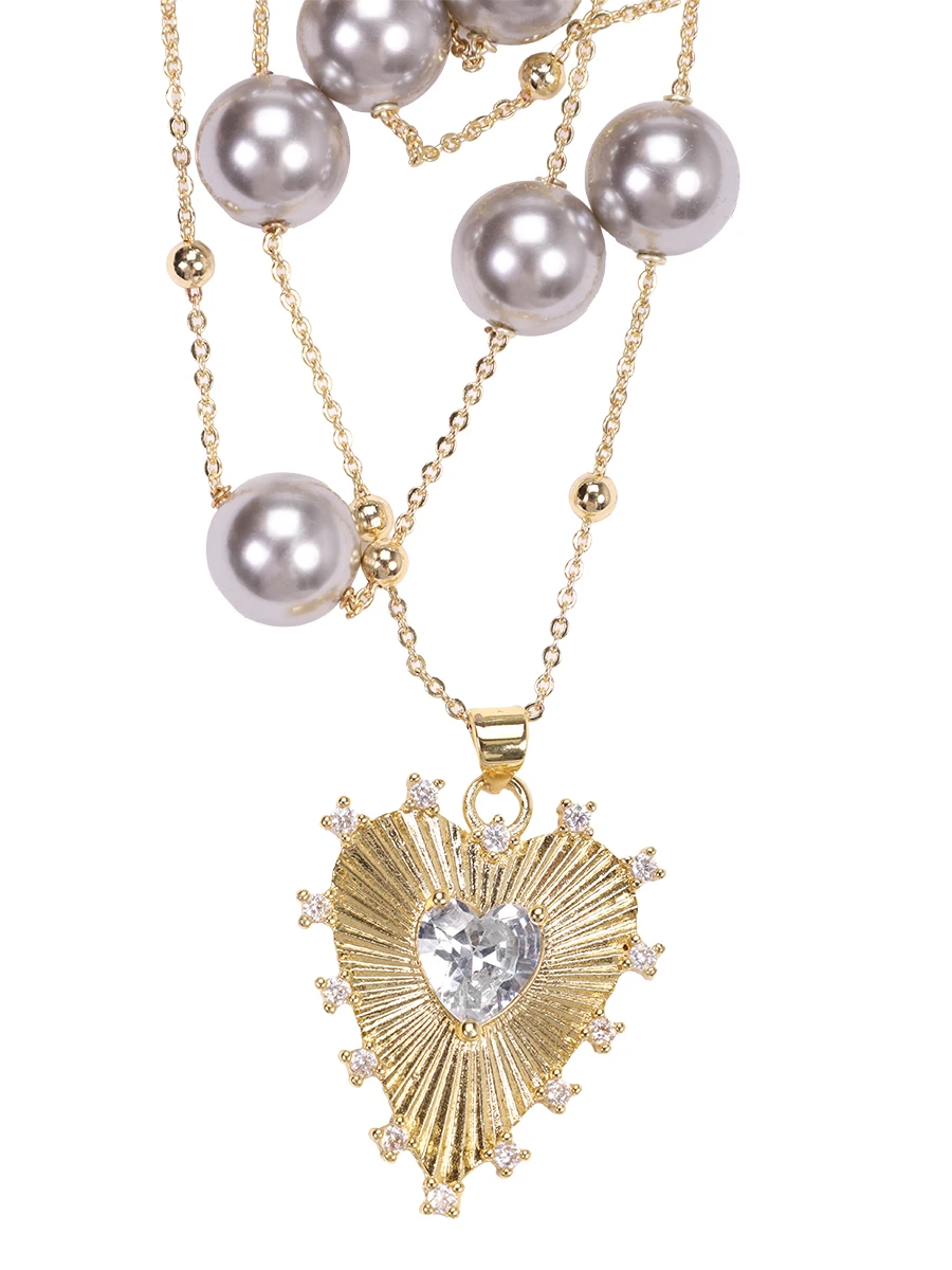 Колье Sparkly pearls