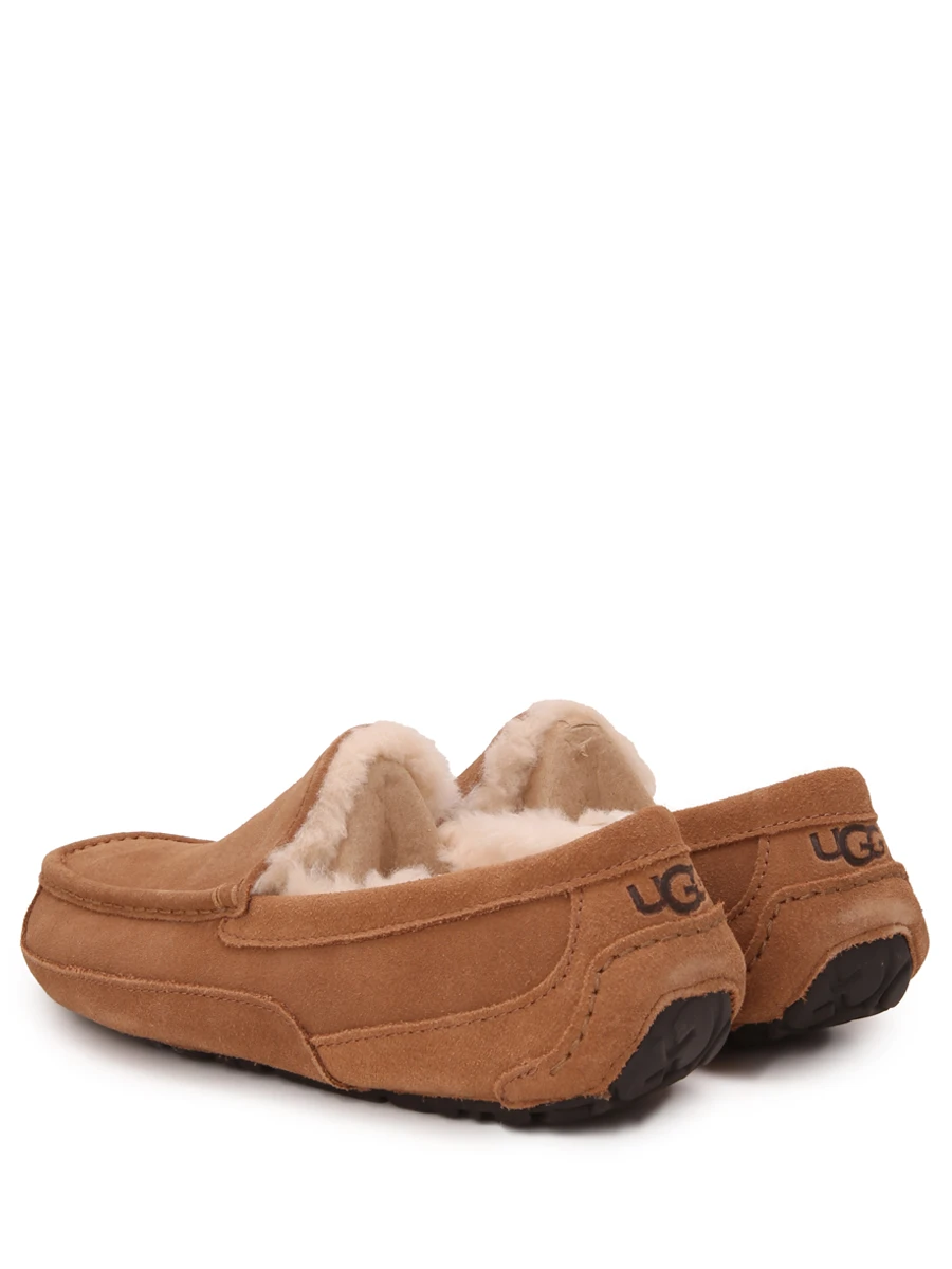 Мокасины замшевые на меху