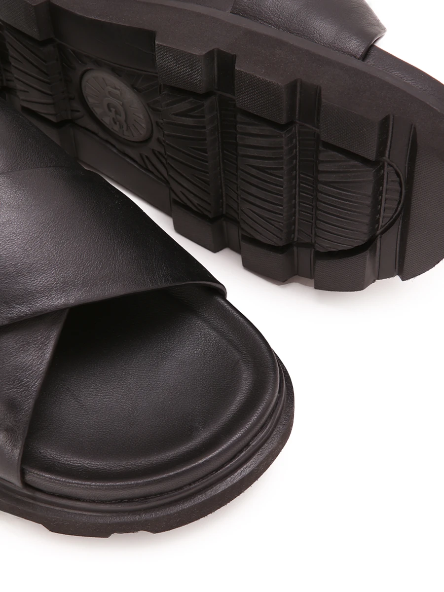 Шлепанцы кожаные