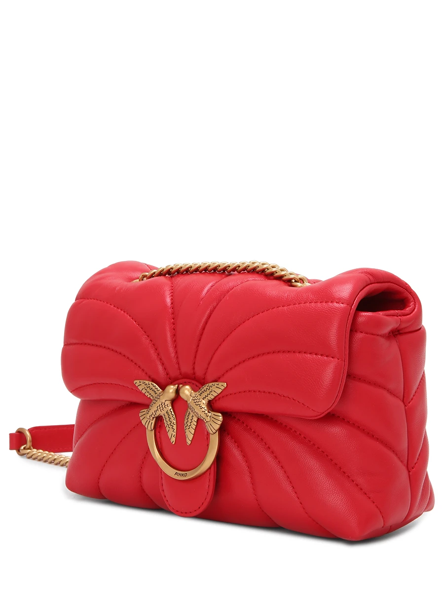 Сумка кожаная Love Puff mini