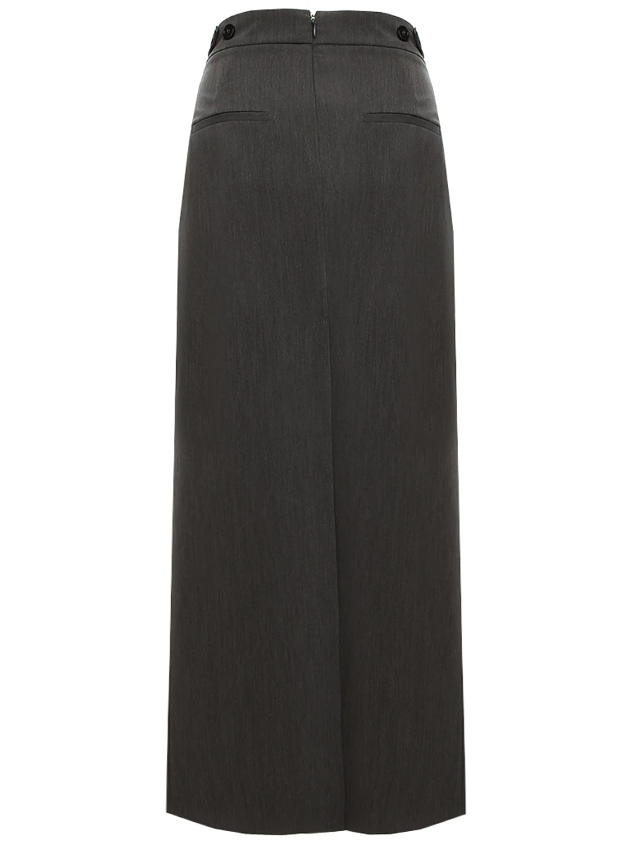 Юбка однотонная