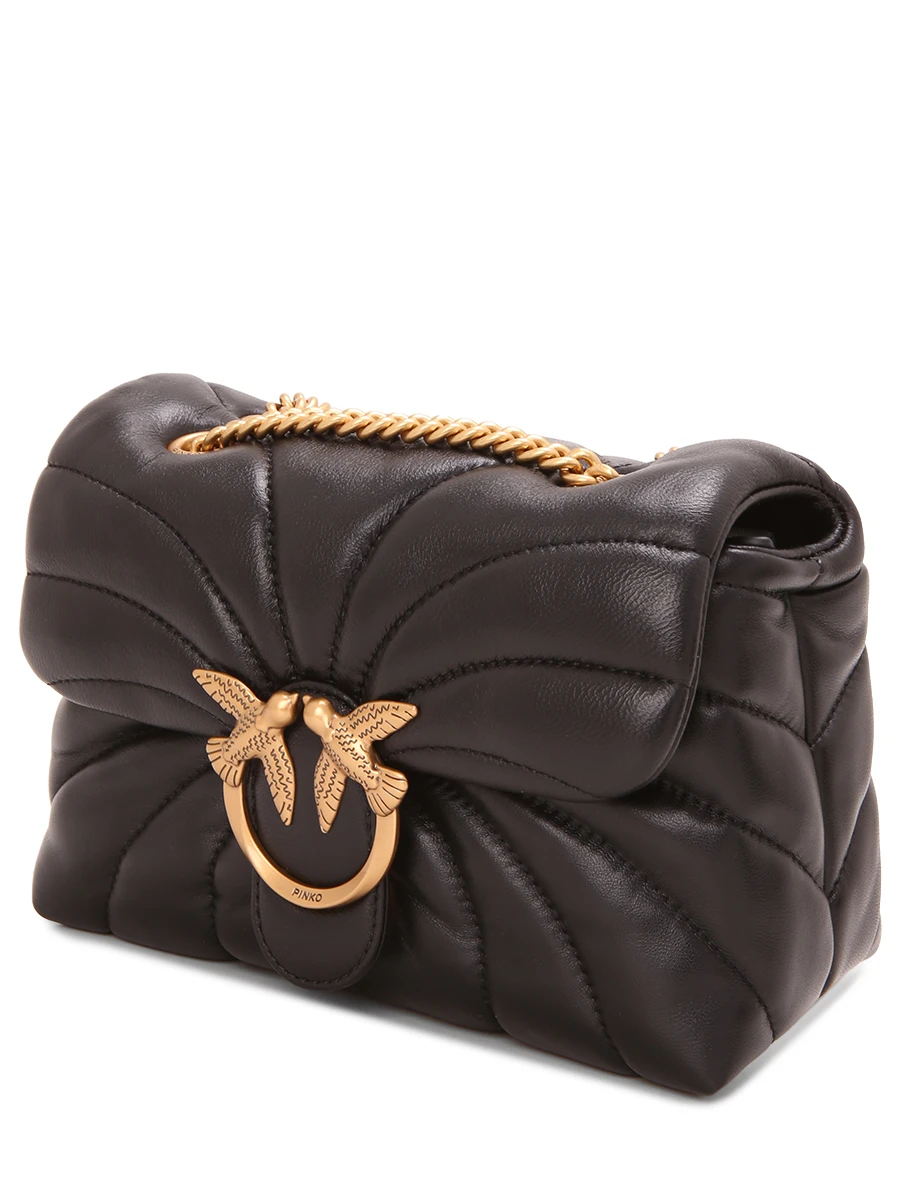 Сумка кожаная Love Puff mini