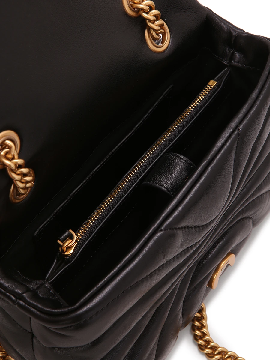 Сумка кожаная Love Puff mini