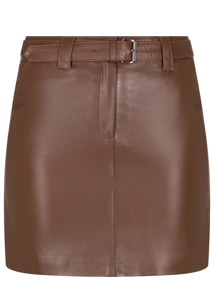 Юбка кожаная