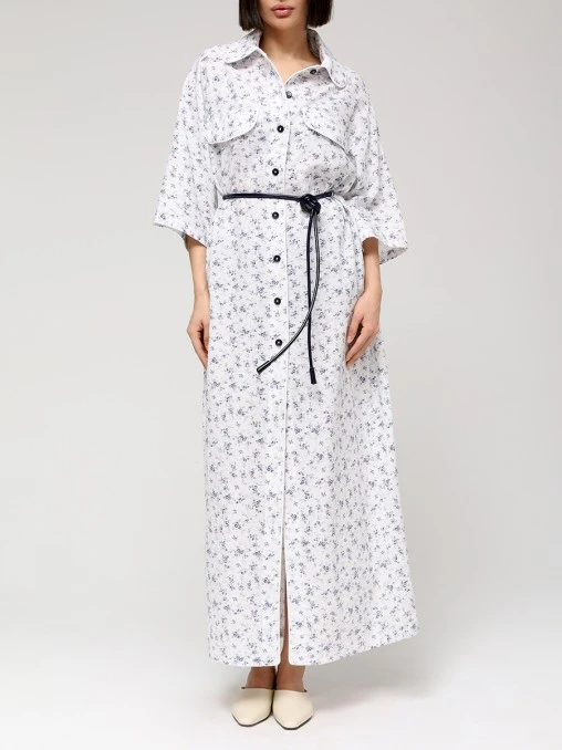 Платье-халат хлопковое VARDOUI NAZARIAN