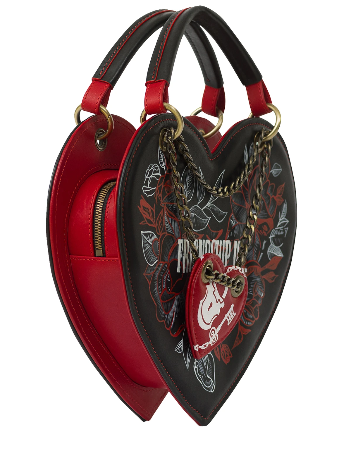 Сумка «Сердце дружбы» кожаная