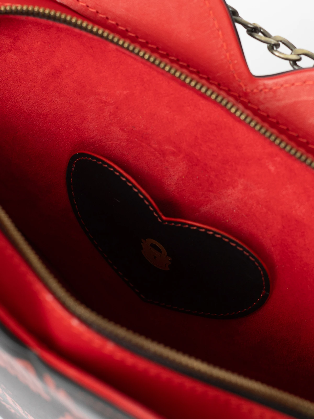 Сумка «Сердце дружбы» кожаная