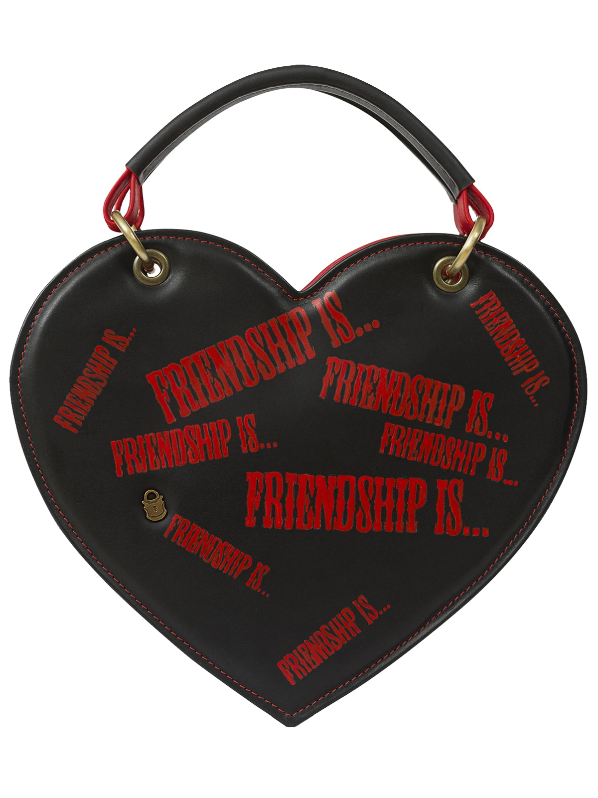 Сумка «Сердце дружбы» кожаная