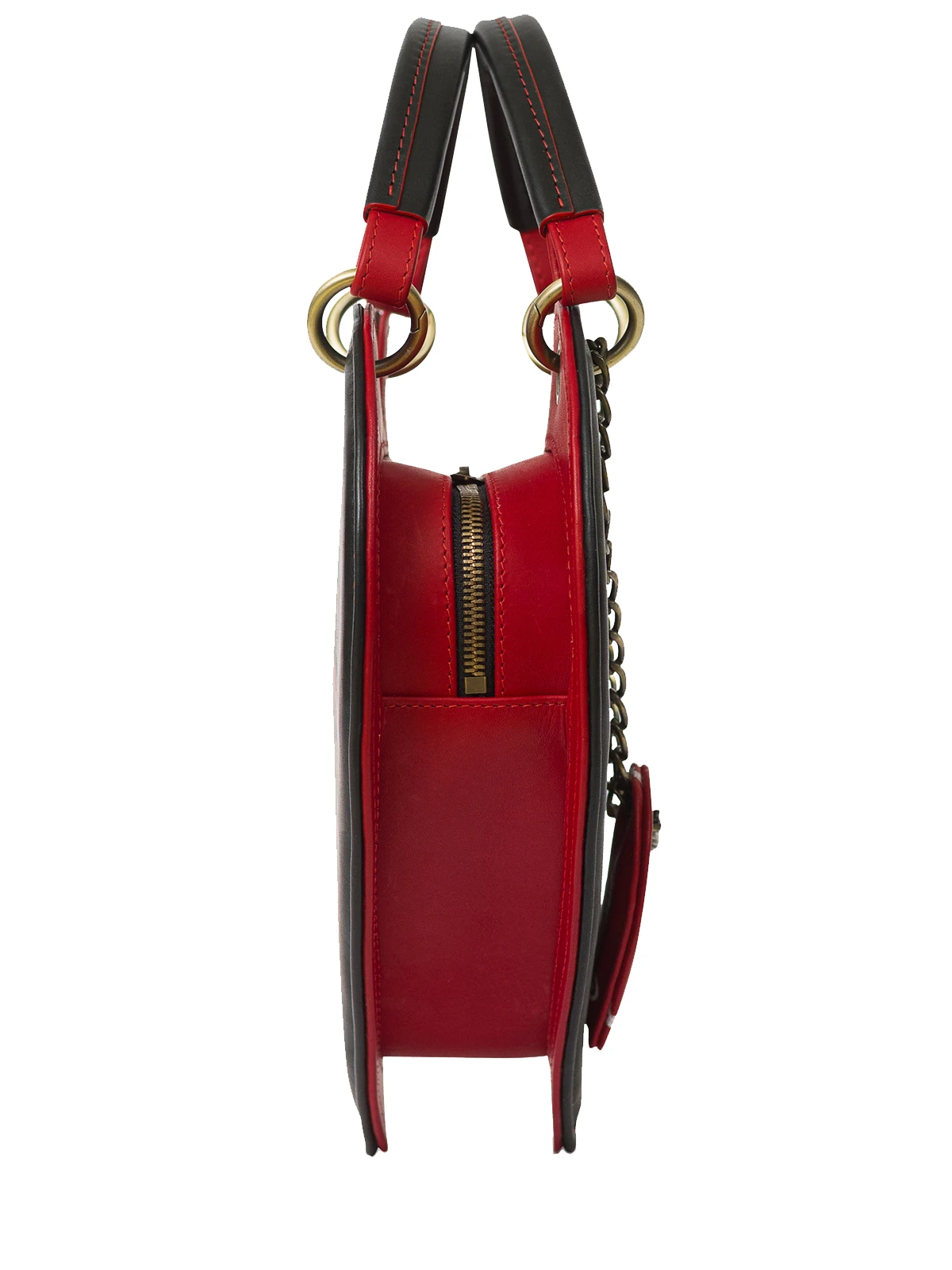 Сумка «Сердце дружбы» кожаная