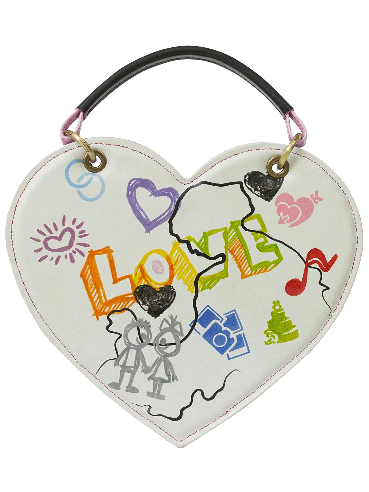 Сумка «Сердце желания» кожаная