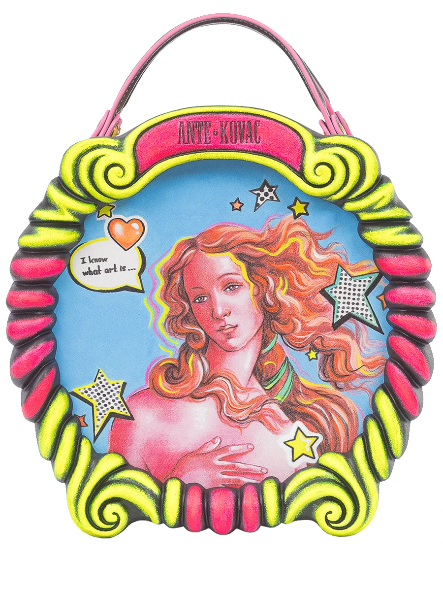 Сумка «Pop Art» кожаная