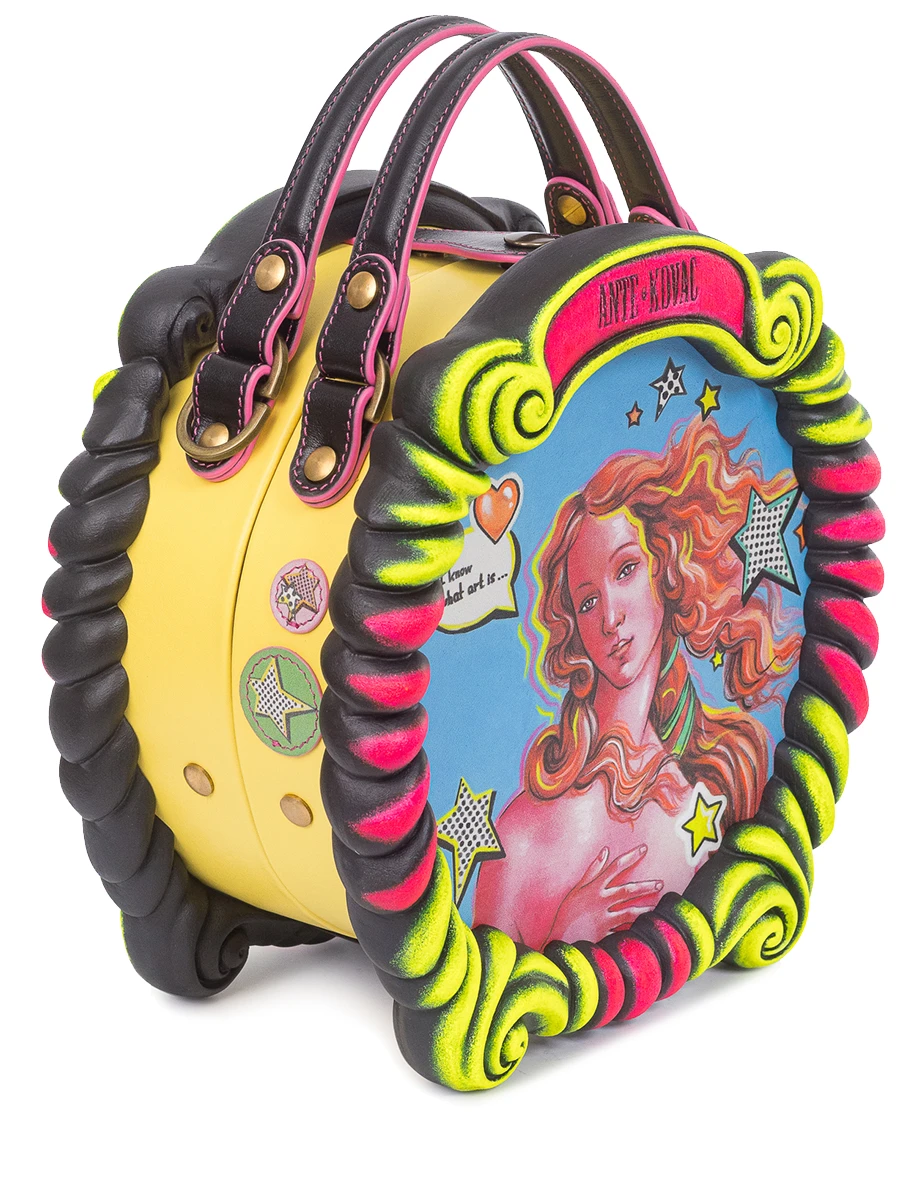 Сумка «Pop Art» кожаная