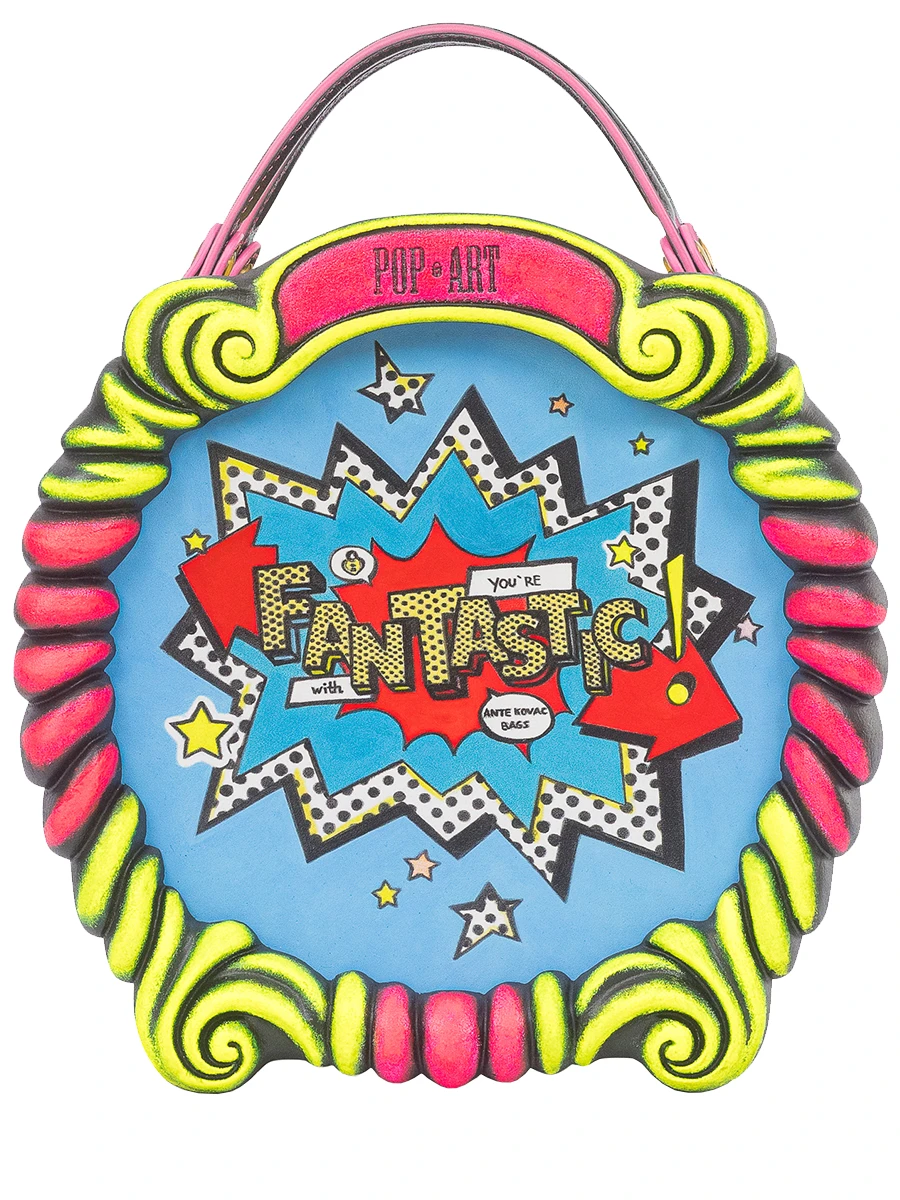Сумка «Pop Art» кожаная