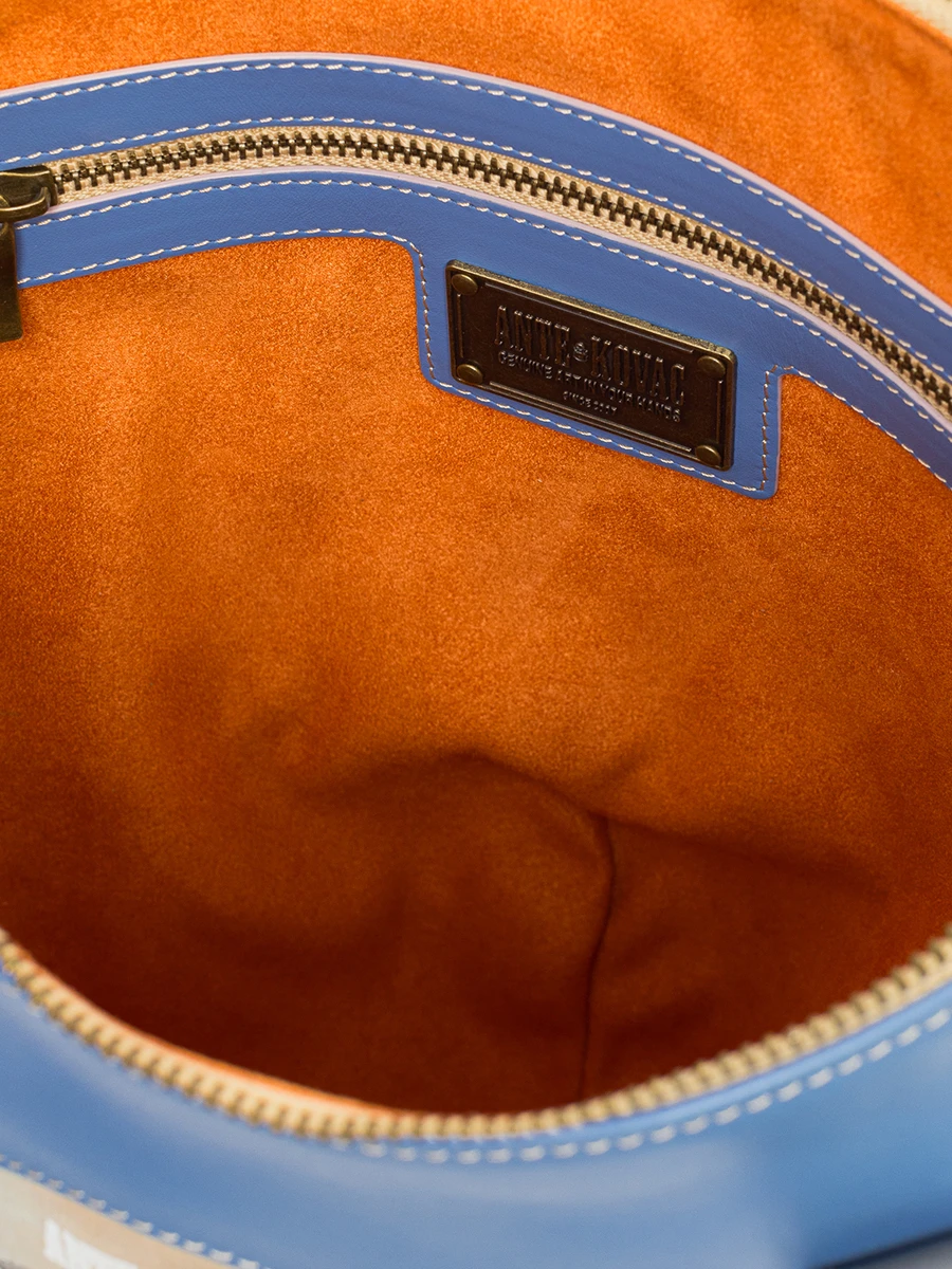 Сумка «Девушка с розой» кожаная