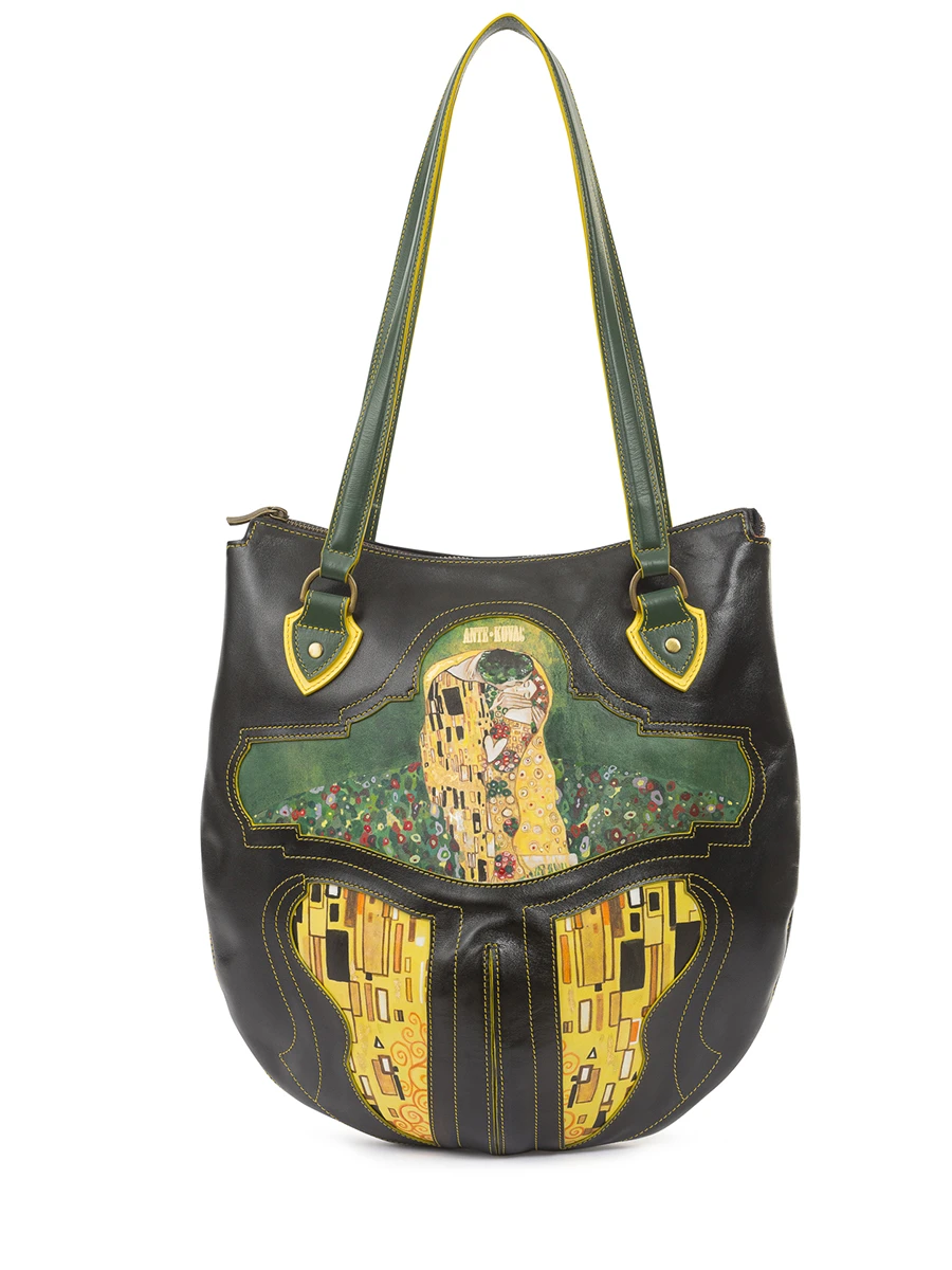 Сумка «Поцелуй» кожаная