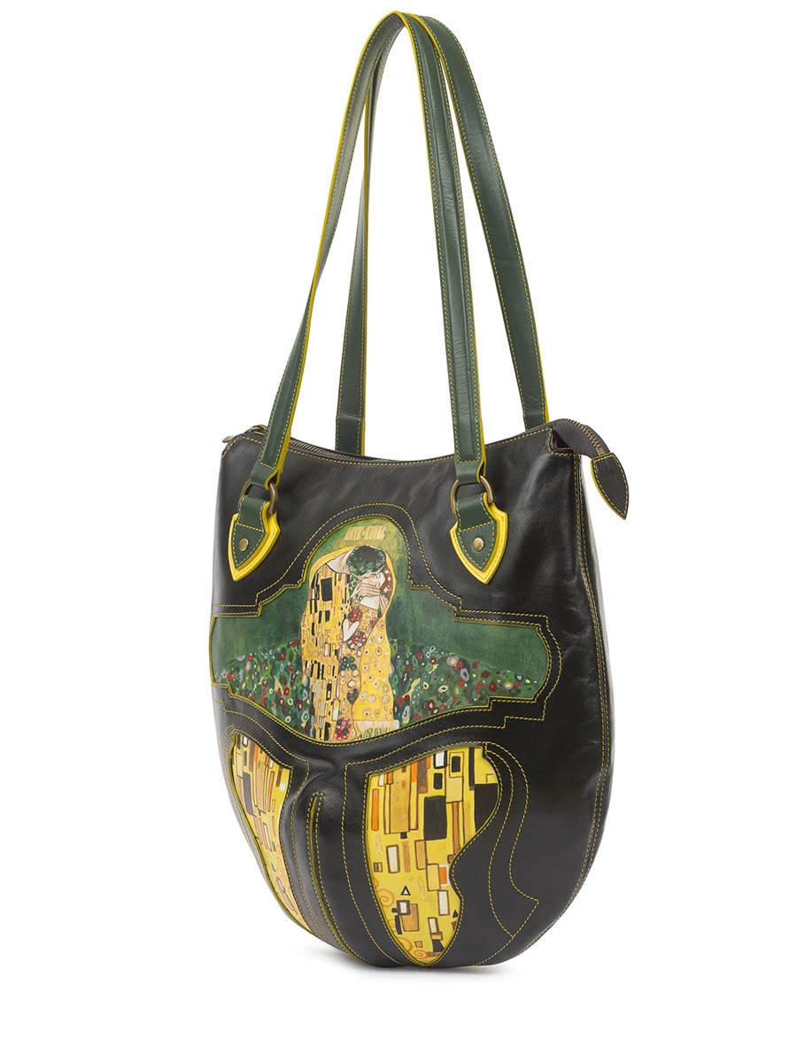 Сумка «Поцелуй» кожаная