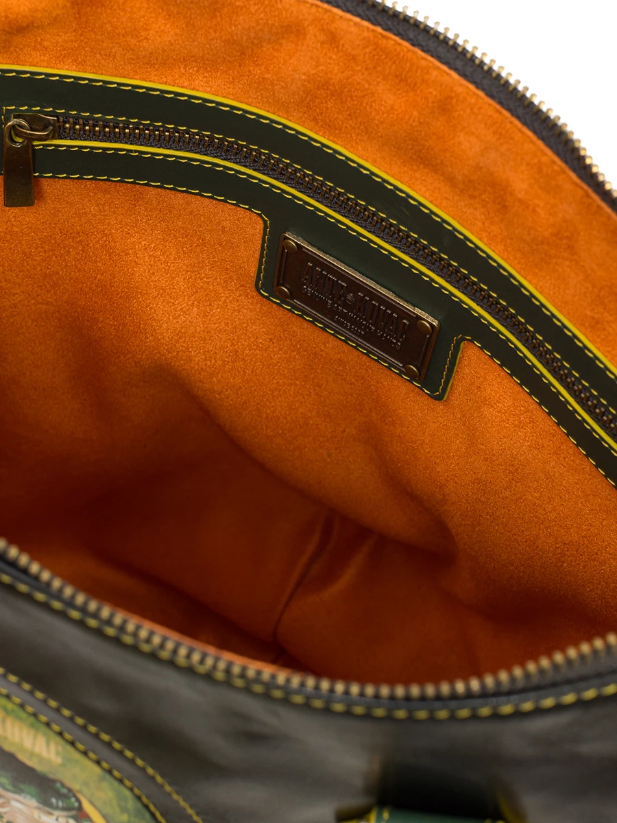 Сумка «Поцелуй» кожаная