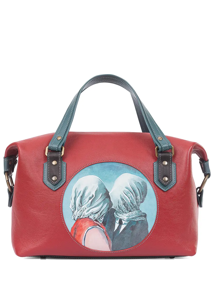 Сумка "Влюбленные" кожаная