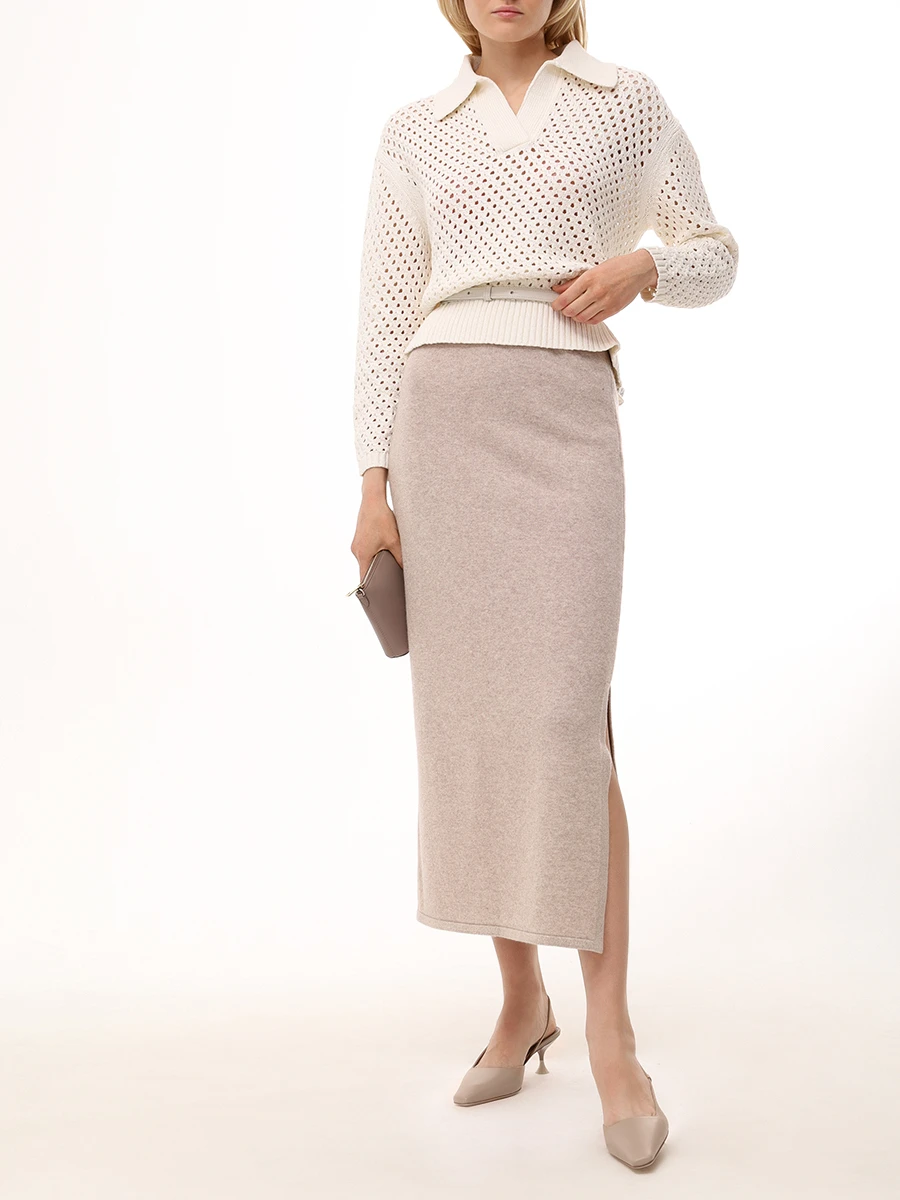 Юбка кашемировая