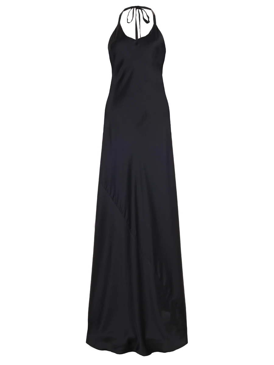 Платье однотонное