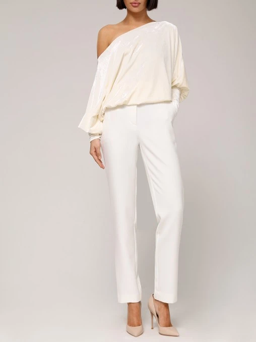 Блуза бархатная SANS MERCI