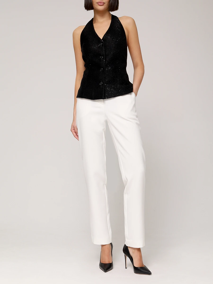 Жилет с пайетками