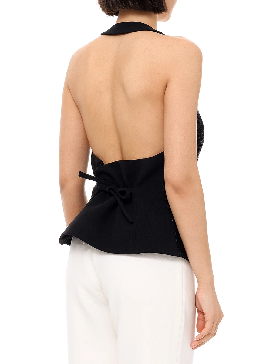 Жилет с пайетками