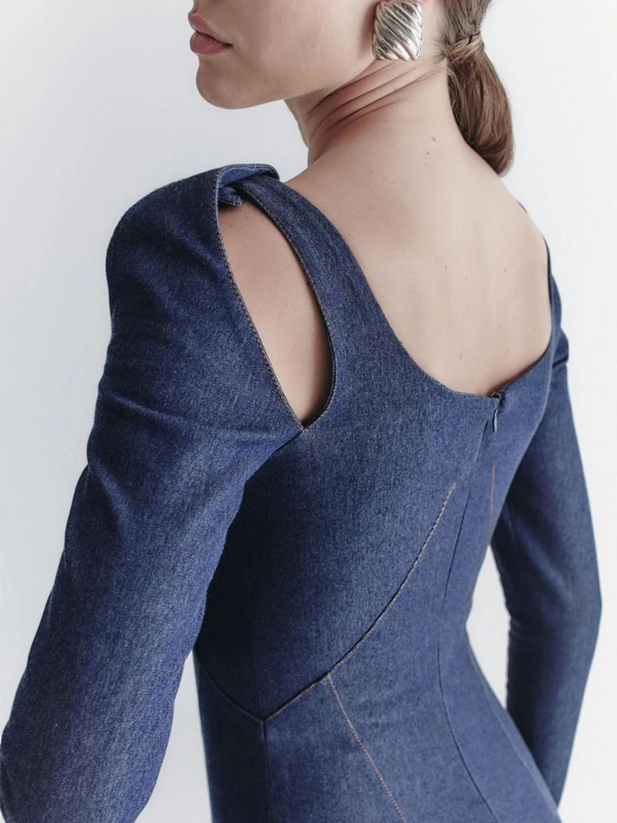 Платье джинсовое