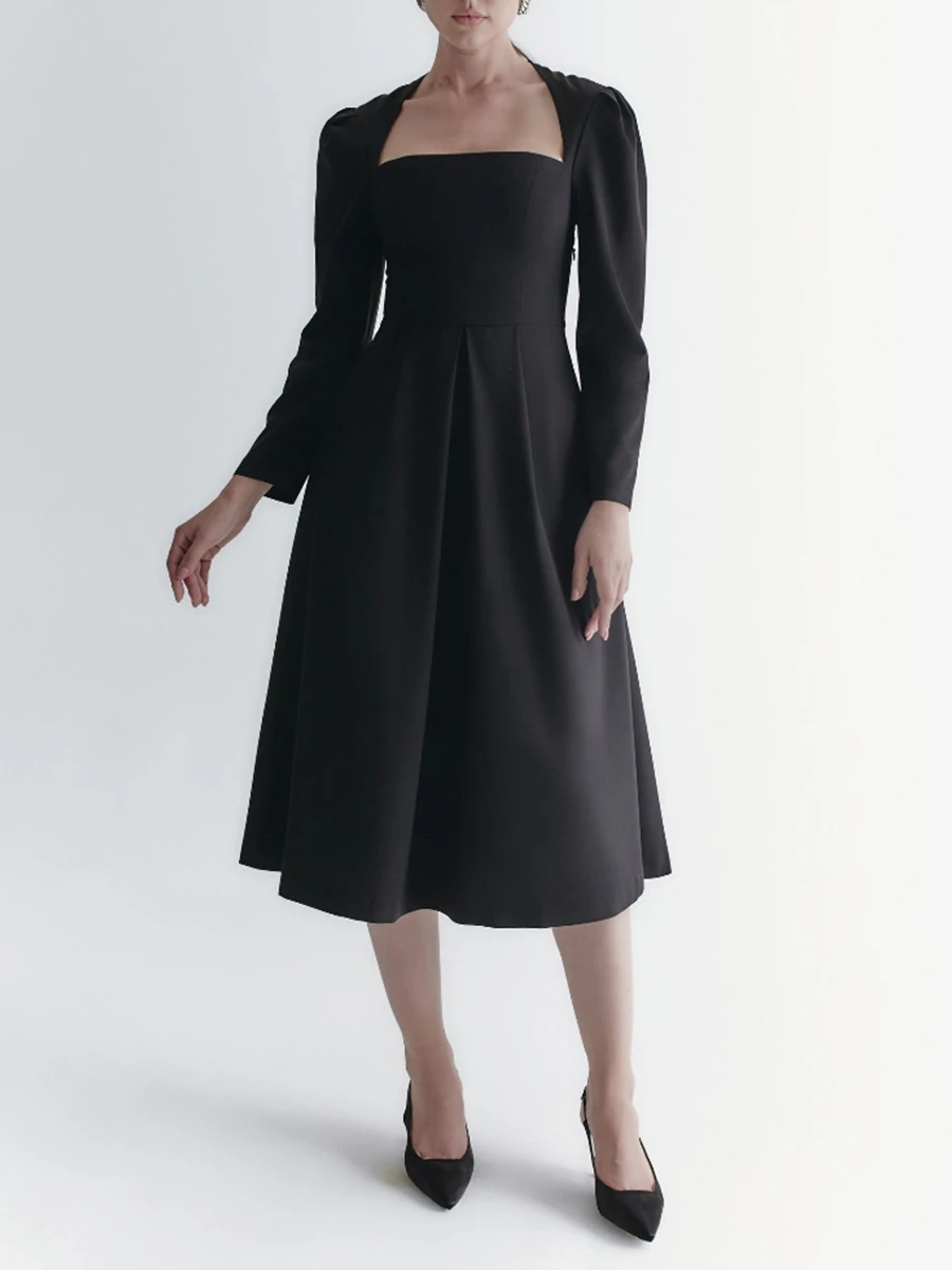 Платье шерстяное